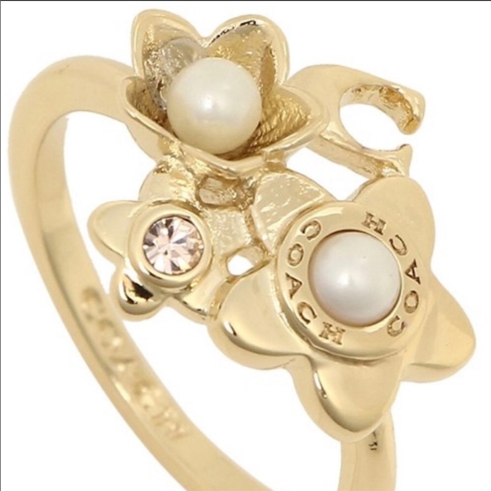 Coach Blooming Cluster Ring